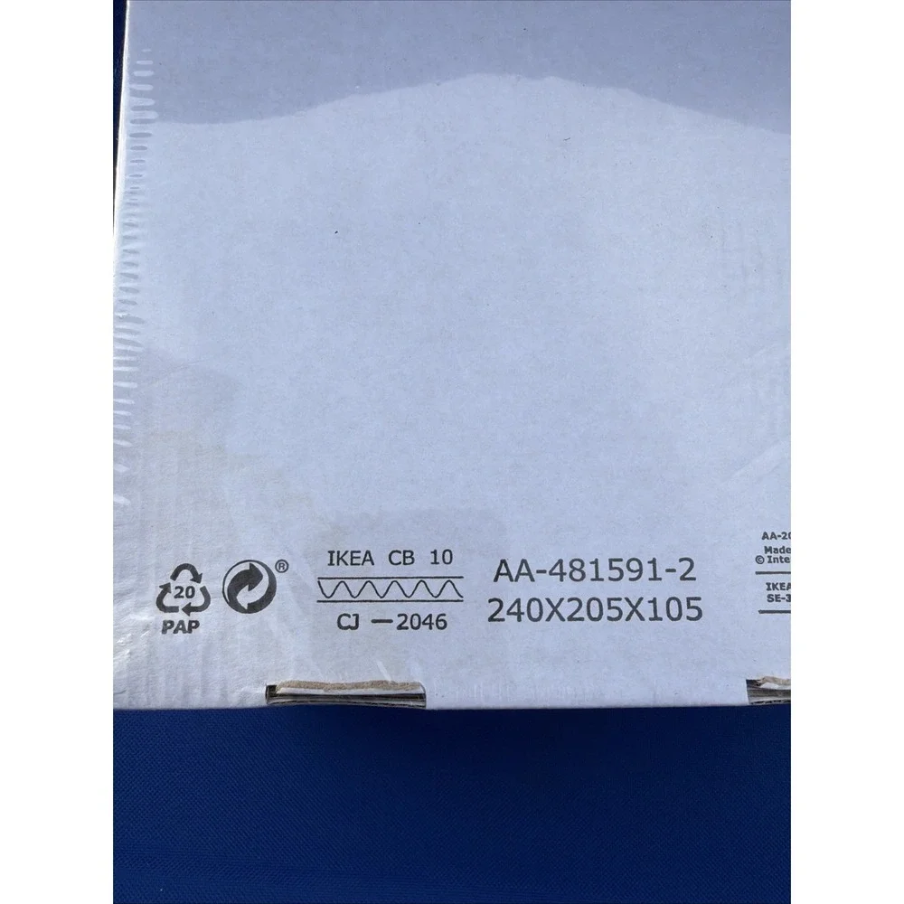 IKEA GODMORGON AND Plastic Boxes with Lids Set of 5 Boxes 9 ½ x 7 ¾ x 4